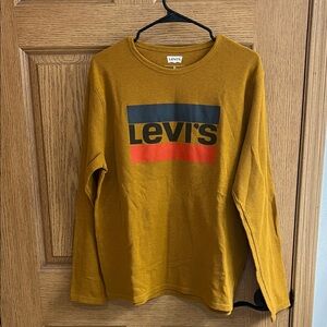 Levi's Ochre Long Sleeve Tee